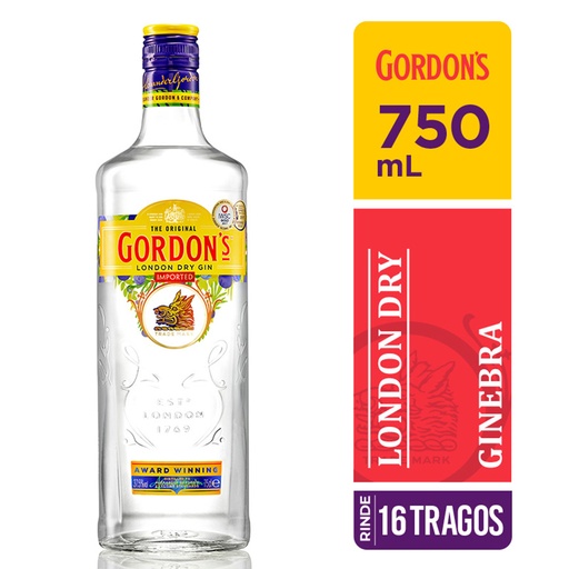 Ginebra Gordons 750Ml
