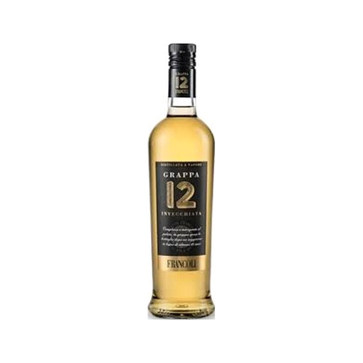 Grappa 12 Invecchiata Francoli 700Ml