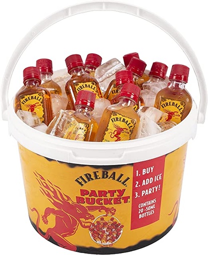 Fireball Party Bucket (20*1) 50Ml