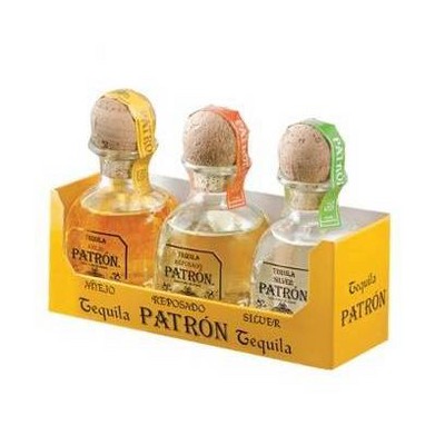 Patron 50Ml Miniatura Mixtos ( Pack 3 )