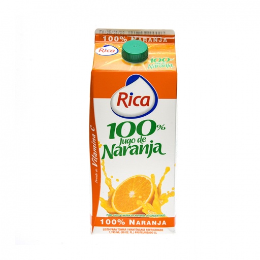 Jugo Rica Con Azulcar 59Oz(Medio Galon)