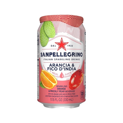 San Pellegrino Aranciata Fico D India LATA 330Ml