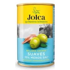 Aceituna Jolca Con Anchoas Suaves 300Grs