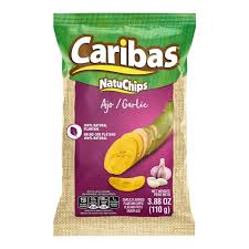 Caribas Natuchips Ajo 33Grs