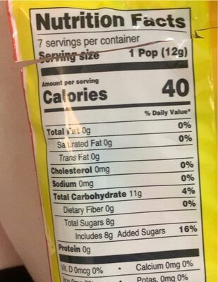 Carnival Pops 4.25Oz