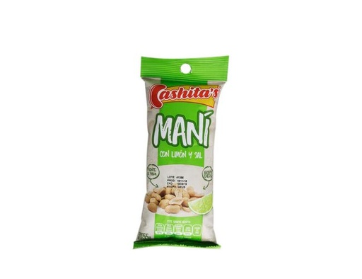 Cashitas Mani Con Limon Y Sal 55Grs
