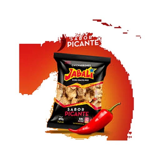 Chicharrones Jabali Picante 40Grs