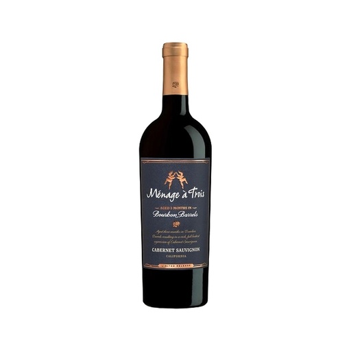 Menage A Trois Bourbon Barrels Cabernet Sauvigñon 750Ml
