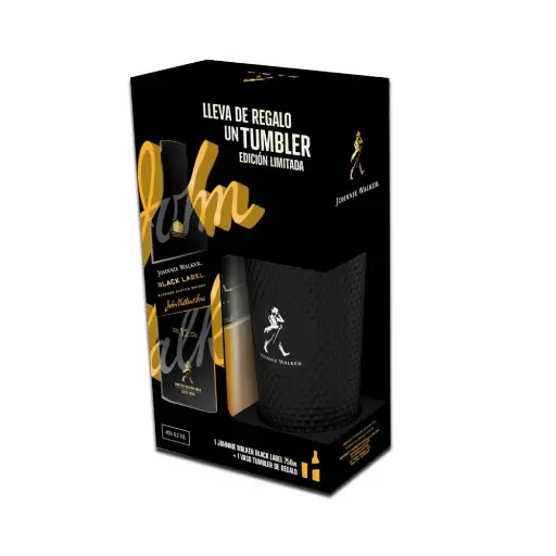 Johnnie Negro 750Ml + Vaso