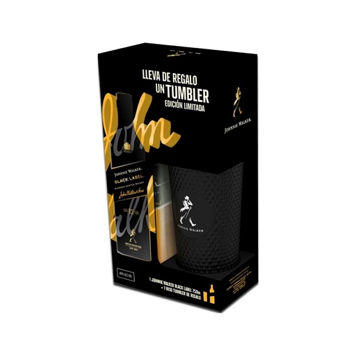 Johnnie Negro 750Ml + Vaso