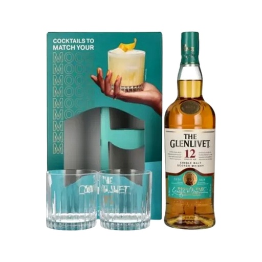 The Glenlivet 12 Años 750Ml + Posavasos 
