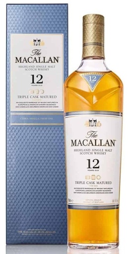The Macallan 12 Años Triple Cask 750Ml