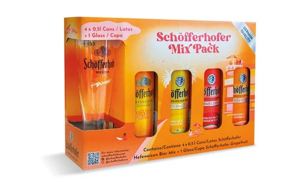 Schofferhofer Mix Pack (4*1) + Copa