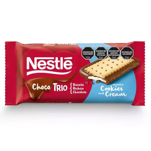 Nestle Choco Trio Cookies Cream 90Grs