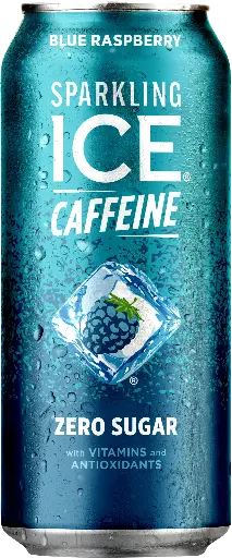 Sparkling Ice + Caffeine Blue Raspberry 16Oz LATA  