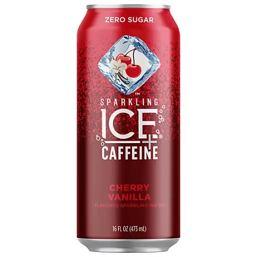 Sparkling Ice + Caffeine Cherry Vainilla 16Oz LATA  