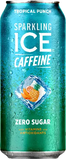 Sparkling Ice + Caffeine Tropical Punch 16Oz LATA  