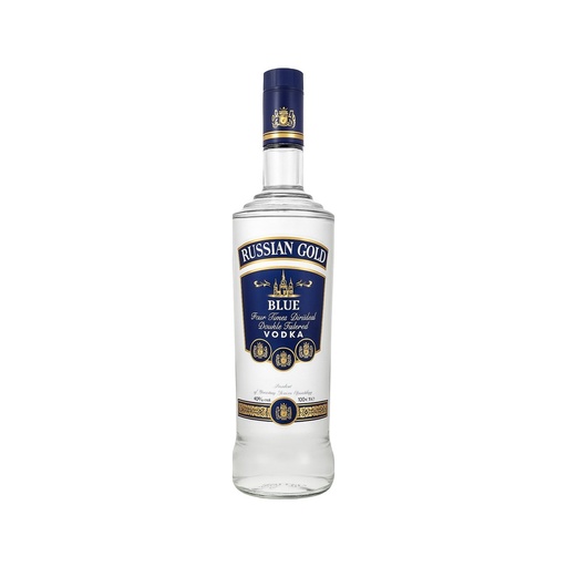 Russian Gold Blue Vodka 1000Ml