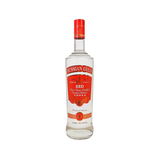 Russian Gold Red Vodka 1000Ml